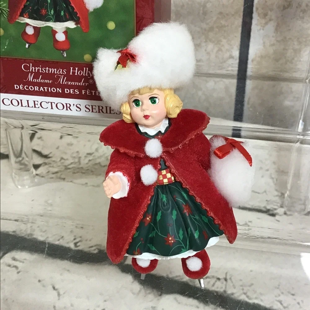 Hallmark Keepsake Ornament Madame Alexander Doll Christmas Holly‎ With Box